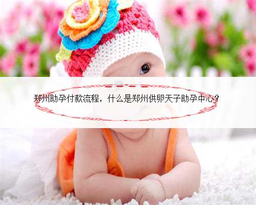 郑州助孕付款流程，什么是郑州供卵天子助孕中心？
