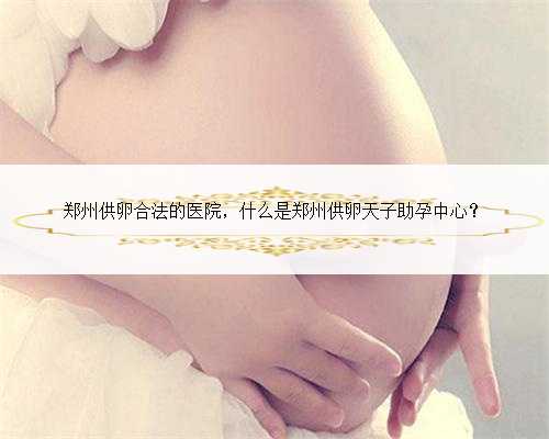 郑州供卵合法的医院，什么是郑州供卵天子助孕中心？