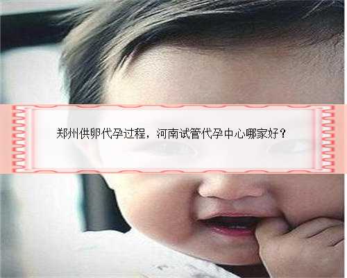郑州供卵代孕过程，河南试管代孕中心哪家好？