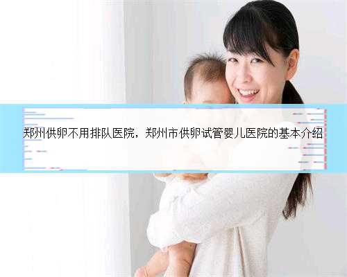 郑州供卵不用排队医院，郑州市供卵试管婴儿医院的基本介绍